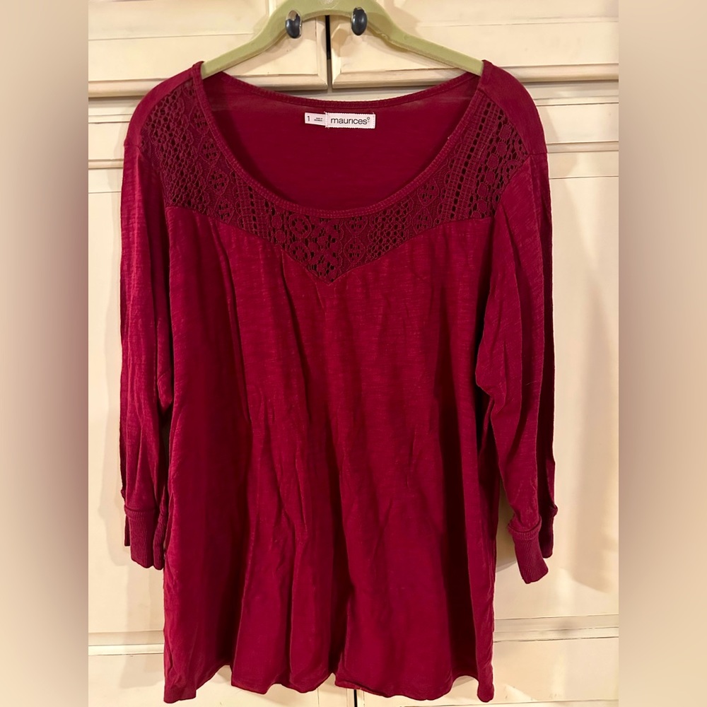 Maurice red top